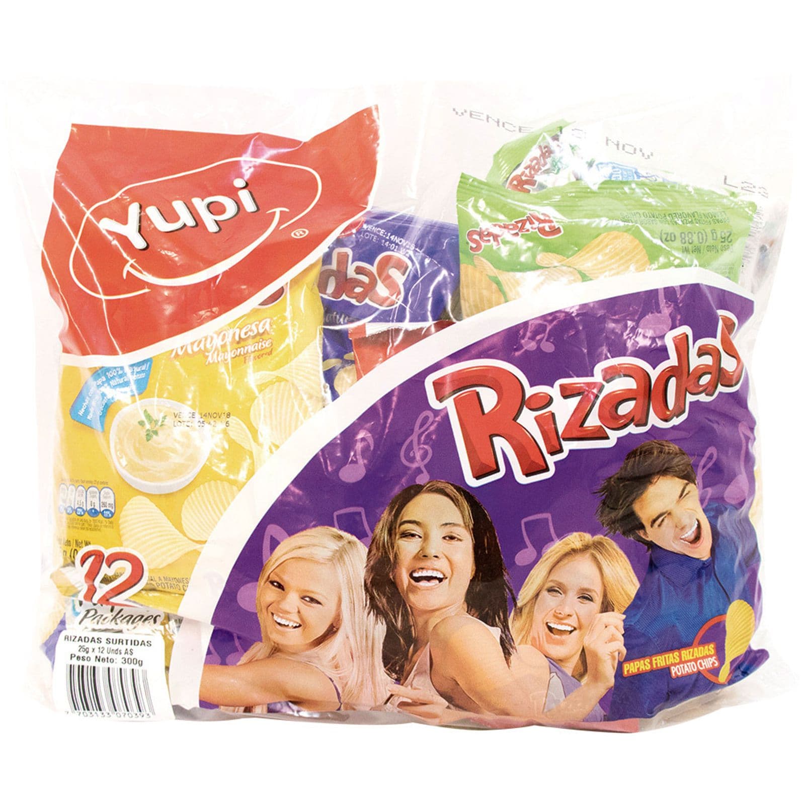 Rizadas surtida x25GR x12
