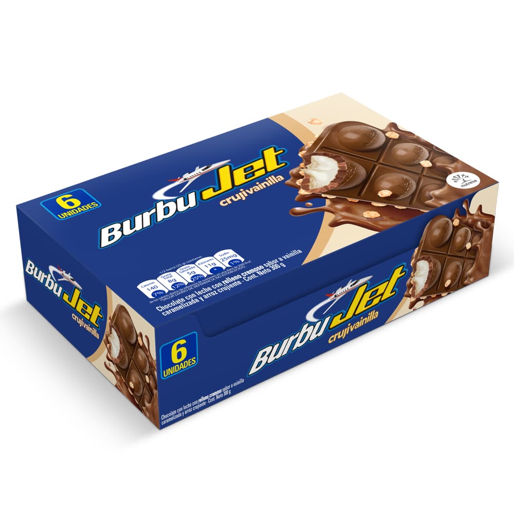 Burbujet Crujivainilla * 6 U